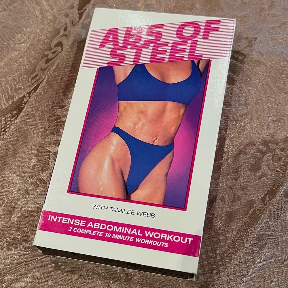 Vintage 1990s Abs of Steel VHS Workout Tape with Tamilee Webb 🔥